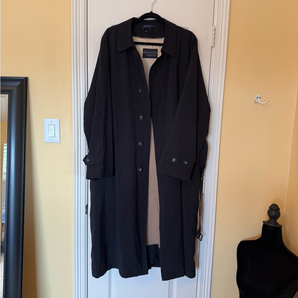Ralph Lauren Black Trench Coat
